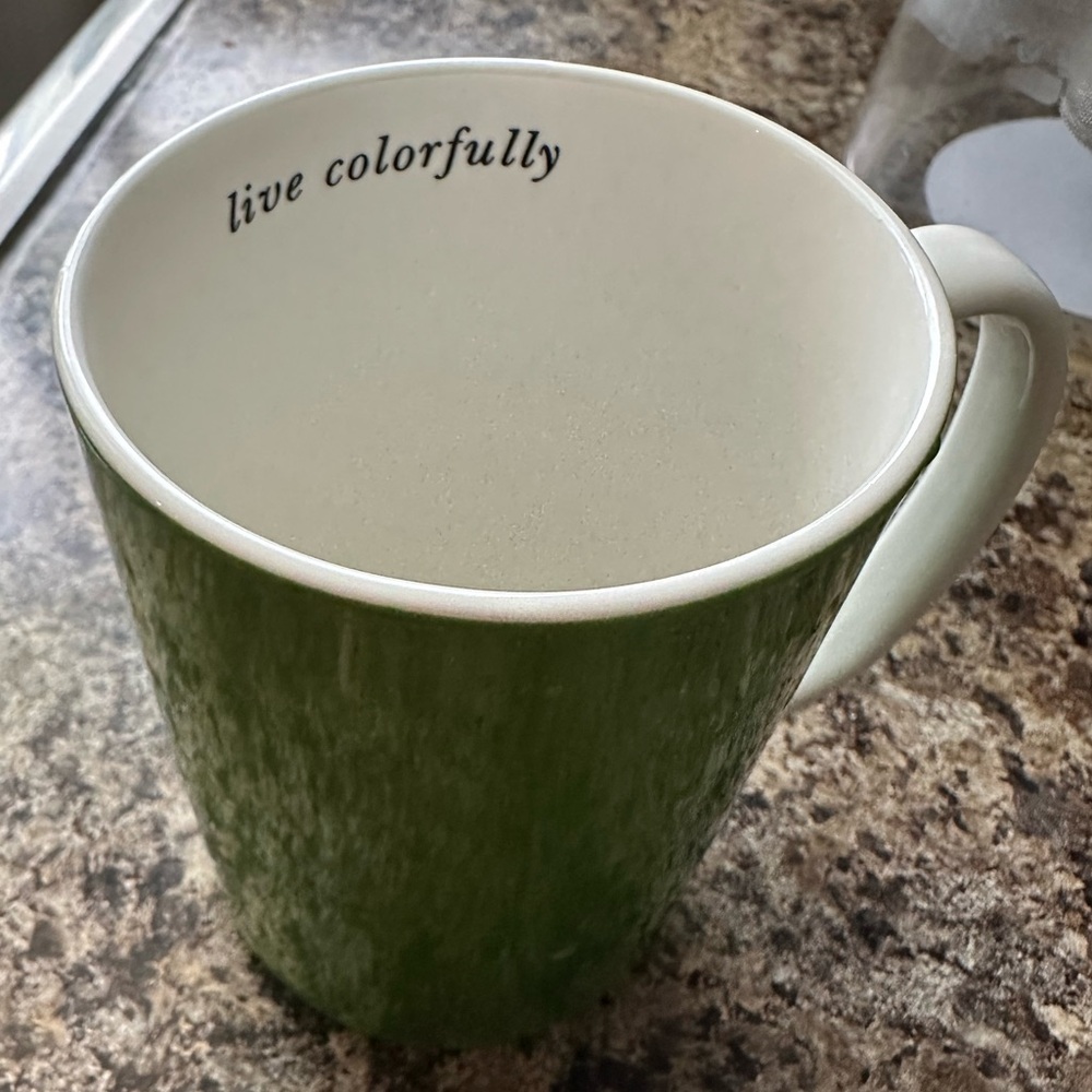 Kate Spade Say The Word Live Colorfully 12oz Mug - Picture 8 of 9